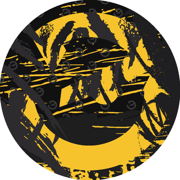 Devo Gaming Floorpad - Yellowlicious