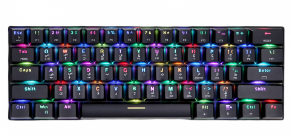 Devo Gaming Keyboard - SP60 White / Black- Blue Switch