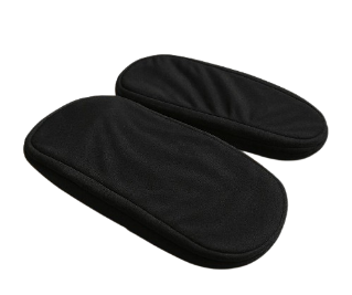 Devo Comfort - Armrest Pads For chairs - White / Black